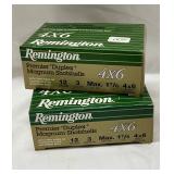 Two Boxes (20 Rounds) of 12 Gauge Remington Premier ‘Duplex’ Magnum Shotshells