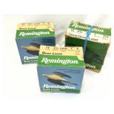 Three Boxes of Remington Shotgun Shells: 12-Gauge (25 Rounds) and 16-Gauge (50 Rounds)