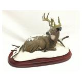 Winter Stag Sculpture by Bob Travers from White-Tailed Deer Collection