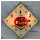 Dr Pepper Lighted Pam Clock, 22-Inch