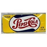 SSP Pepsi-Cola  Sign, 29 x 12 Inch