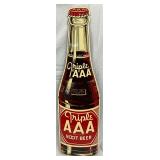 AAA Root Beer Bottle Die Cut Sign, 12 1/2 x 44 1/2 