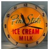 Pine State Ice Cream Clock Double Bubble From Johnny Flowers’ Store brother of NC moonshiner Percy F