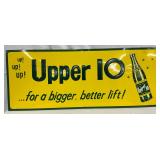 Emb. Upper 10 Soda King Size Sign, 30×12 Inches