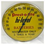 12in Presto-O-Lite Hi-Level Batteries Thermometer