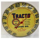1956 12in Tracto Motor Oil Therm by Pam Clock Co.,