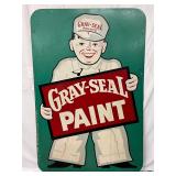 1955 DS Gray-Seal Paint Advertising Metal Sign, 48 x 72 Inches