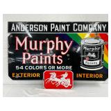 DS Porc. “Murphy Paints” for “Anderson Paint Company,” Sign 36″ x 24″