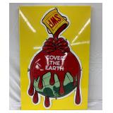 Porc. ‘Cover the Earth’ SWP Sign 