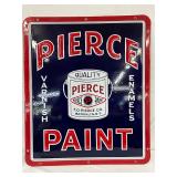Emb. Pierce Paint Self-Framed Porc. Sign 24 x 28 Inches