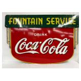 DSP Coca-Cola Fountain Service Sign, 63×42 Inches