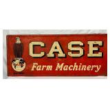 Case Farm Machinery Metal Self-Framed Sign, 72in x 30in