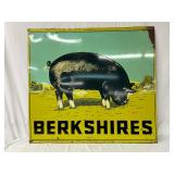 Nice Berkshire Pig DS Metal Sign, 48 x 44 Inches