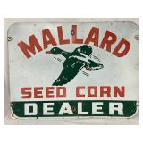 ‘Mallard Seed Corn Dealer’ Metal Sign, 24 x 18 Inches