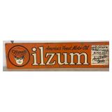 Oilzum SS Metal Sign, 43in x 11in