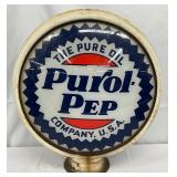 Purol-Pep Metal-Body Gas Pump Globe, 19-Inches