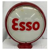 Esso Metal Framed Pump Globe, 19 Inches
