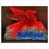 Mobilgas Pegasus Neon Sign with New Transformers, 64in x 48in x 5in