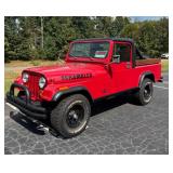 1981 Jeep CJ-8 Scrambler in Red with Black Interior and Soft Top, 4WD 