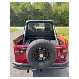 Rear Cargo Bed w/wooden side panels 