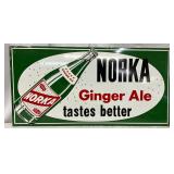 Norka Ginger Ale 24×12 Metal Sign