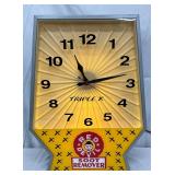 Red Devil Soot Remover Electric Clock, 15×19 Inches