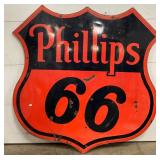 Phillips 66 DS 6ft  Porc. Sign