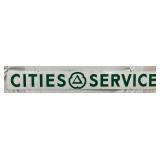 SSP Cities Service Sign, 99in x 12in