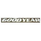 Porc. Goodyear Sign Letters, 13ft Long, 20in Tall