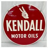 Kendall Motor Oils DS Metal Sign, 24 inches 