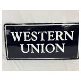 SSP Western Union Sign, 26in x 13in