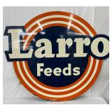 Larro Feeds SS Metal Sign, 47in x 39in