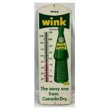 Emb. Canada Dry Wink Grapefruit Thermometer, 9×27 in.