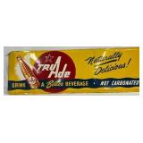1951 Emb. Tru-Ade Advertising Sign, 54in x 18in