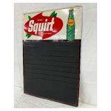 Emb. Metal Squirt Soda Menu Board Sign, 20in x 28in