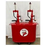 Restored Texaco Fire Chief Double Pump Oiler, 43x62