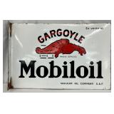 Gargoyle Mobiloil SSP Flange Sign, 24in x 16in