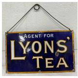 DSP Sign for ‘Lyons’ Tea’Sign , 15in x 9in
