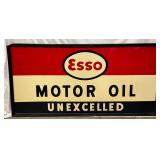  Esso Self-Framed Metal Sign, 72×36 Inches