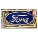 Ford Porcelain Neon Sign, 60in x 30in, Contemporary