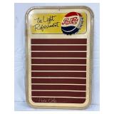 Pepsi-Cola Tin Sign with Menu Board, 20×30 Inches