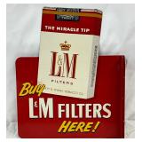 Chesterfield/L&M Cigarettes DS Flange Sign, 12×15 Inches