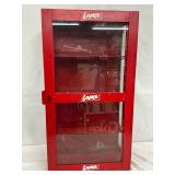 Lance Display Cabinet, Metal w/Glass Doors, 14in x 27in