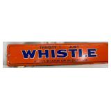 Whistle Soda Metal Sign, 14in x 3in