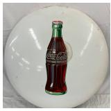 36in Porc. Coca-Cola Button w/ Bottle Graphic