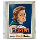 Whistle Soda Self Framed Display Card, 15in x 20in