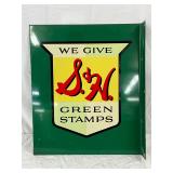 S&H Green Stamps DS Flange Sign, 15in x 18in