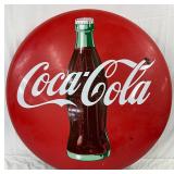 48in. Coca-Cola Button w/Bottle Graphic