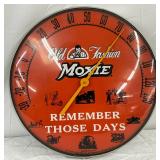 12in Old Fashion Moxie Glass Face Thermometer 