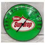 Drink Sun Drop Thermometer, 12-Inch, Made in USA